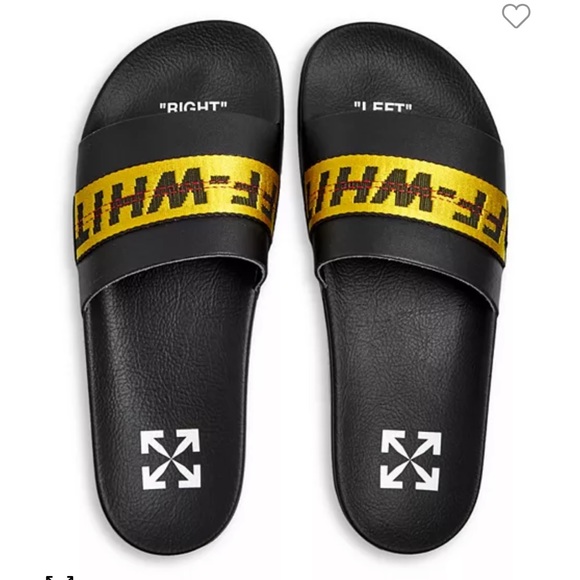 Off-White Other - Off-White Men's Industrial Leather Slide Sandals size 42 US 9 
$250